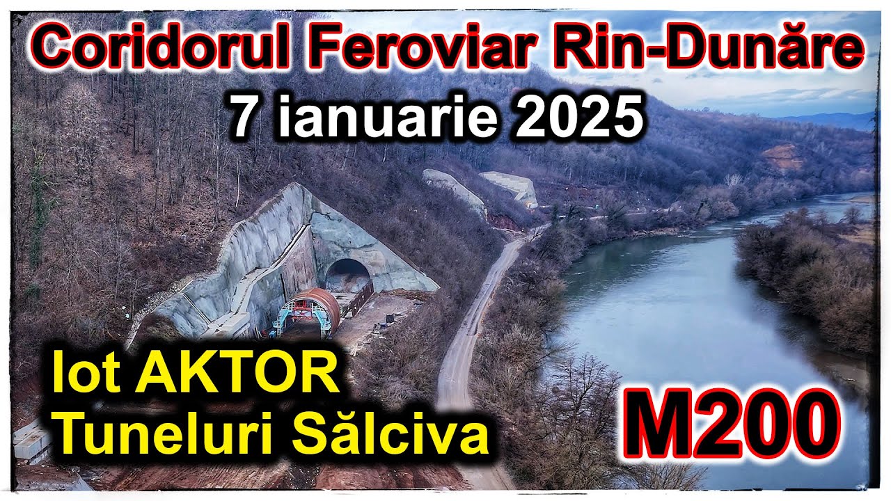 [M200] Tunelurie de la Sălciva, lot AKTOR, 7 ianuarie 2025 | Adisan