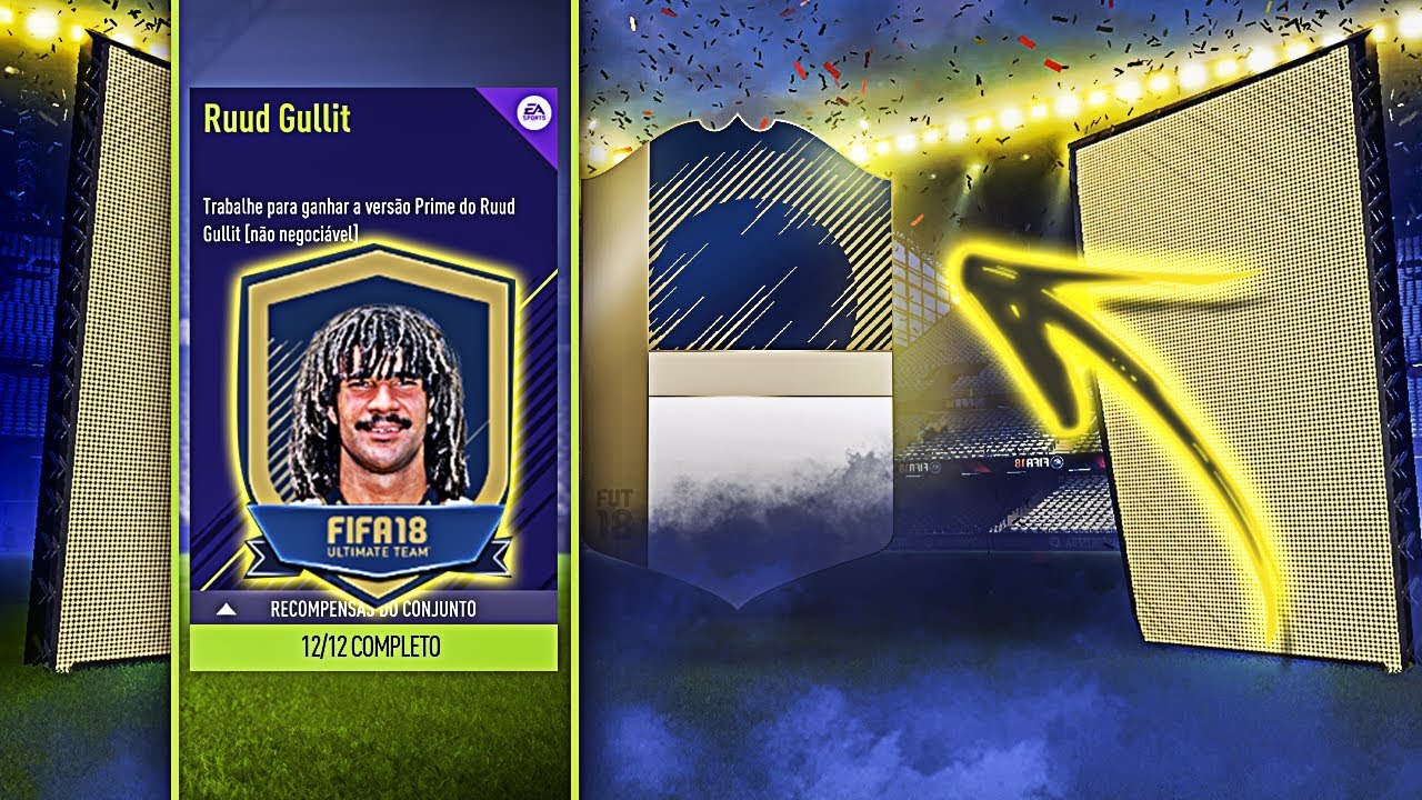 fifa ultimate team 18 SBC COMPLETO DO GULLIT - MITEI DEMAIS TIRANDO UM LENDA DO NADA!