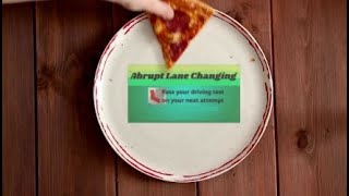 Avoid ABRUPT LANE CHANGE (4 points each) when changing lane on your driving test? (Must Watch) Ep. 7