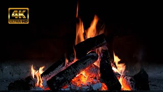 ✰ 4K video | Relaxing fireplace realistic sound ✰ Fireplace Burning
