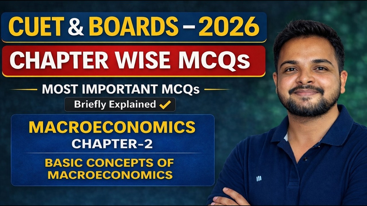 Most important MCQs of Basic Concepts of Macroeconomics