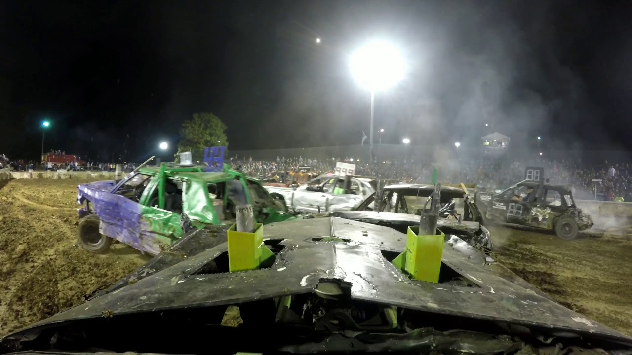 Roanoke Demolition Derby 10 On Car GoPro Modified Heat YouTube
