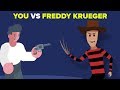 YOU vs FREDDY KRUEGER -How Can You Defeat and Survive It? (A Nightmare on Elm Street)