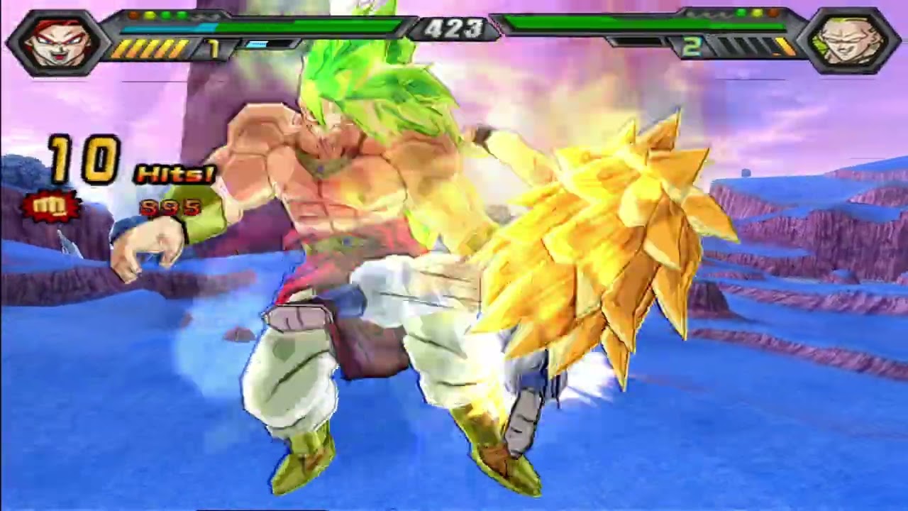 SSJ3 Gogeta Vs SSJ3 Broly What If Battle! Dragon Ball Z Budokai Tenkaichi 4