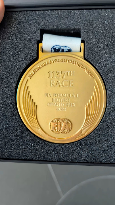 Lando’s Silverstone P1 medal 🤩🥇