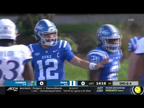 Kansas vs. Duke Full Game | 2021 ACC Football