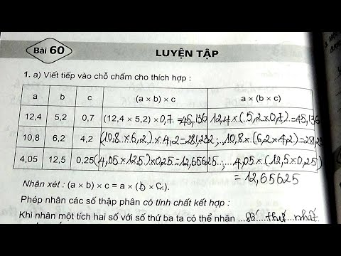 Video Vở Bài Tập Toán 5 Bài 60 Trang 74+75 Luyện Tập #mshanh - youtube