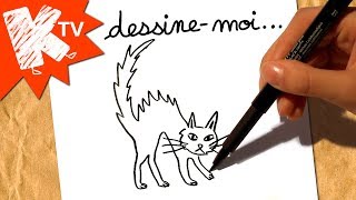 Dessine-moi un Chat 🙀 - dessin Halloween