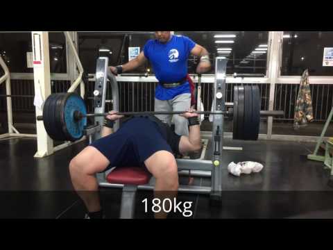 Raw benchpress ベンチプレス 54yo Drug free
