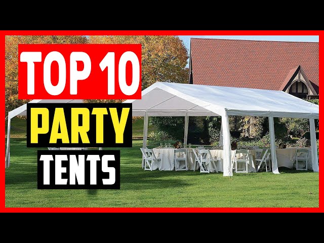 Party Tents Direct Vinyl Rain Gutters for High Peak Frame Style Canopy  Tents 10' Foot Heavy Duty Vinyl Tent Not Included 制服、作業服