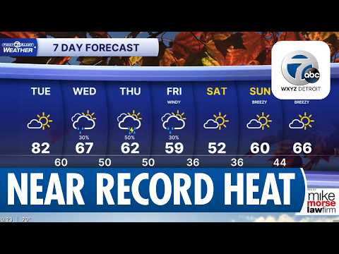 Near record highs Tuesday