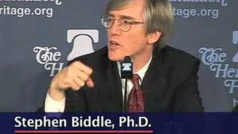 Stephen Biddle discusses way to resolve Iraq confl...