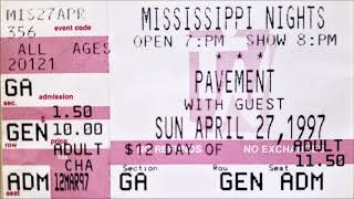 05. Passat Dream - Pavement - April 27, 1997 - Mississippi Nights, St. Louis, MO