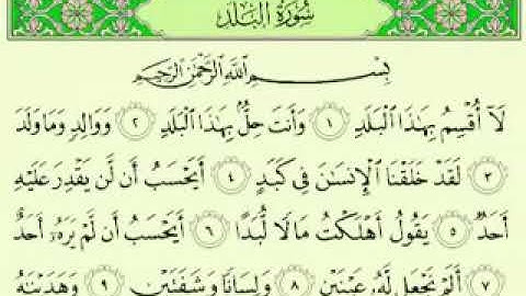 سوره البلد . الشيخ ماهر المعيقلي . قناه تسنيم للقران الكريم