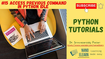 Python Tutorials: 15 || Access Previous command on Python IDLE