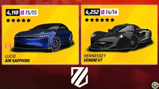 GOLD Lucid Air Sapphire & Venom GT: Asphalt Legends RTG #891 screenshot 1