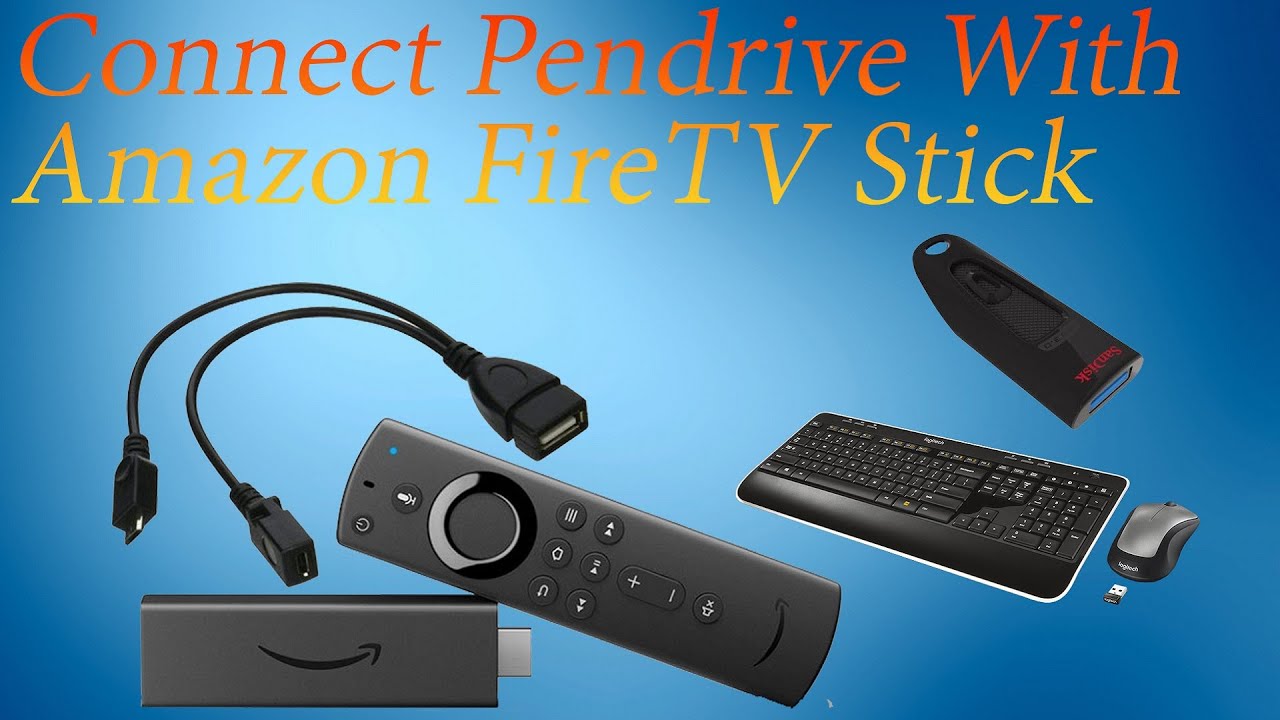 How to connect Pendrive with  Firetv Stick 