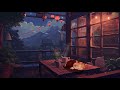 Sleepy cat in   lofi ambient music  chill beats to relaxstudy to