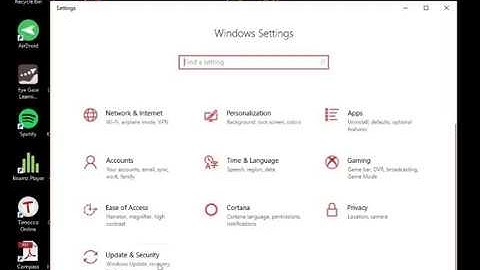 Updating the software on a Tobii Dynavox