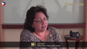 Top executive: Julie Najar, General Manager at Marco Polo Hotel Cebu