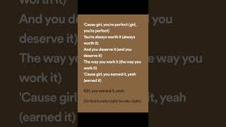 earned it spotify lyrics｜TikTok Search