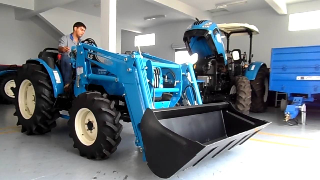 LS R60 with loader - YouTube