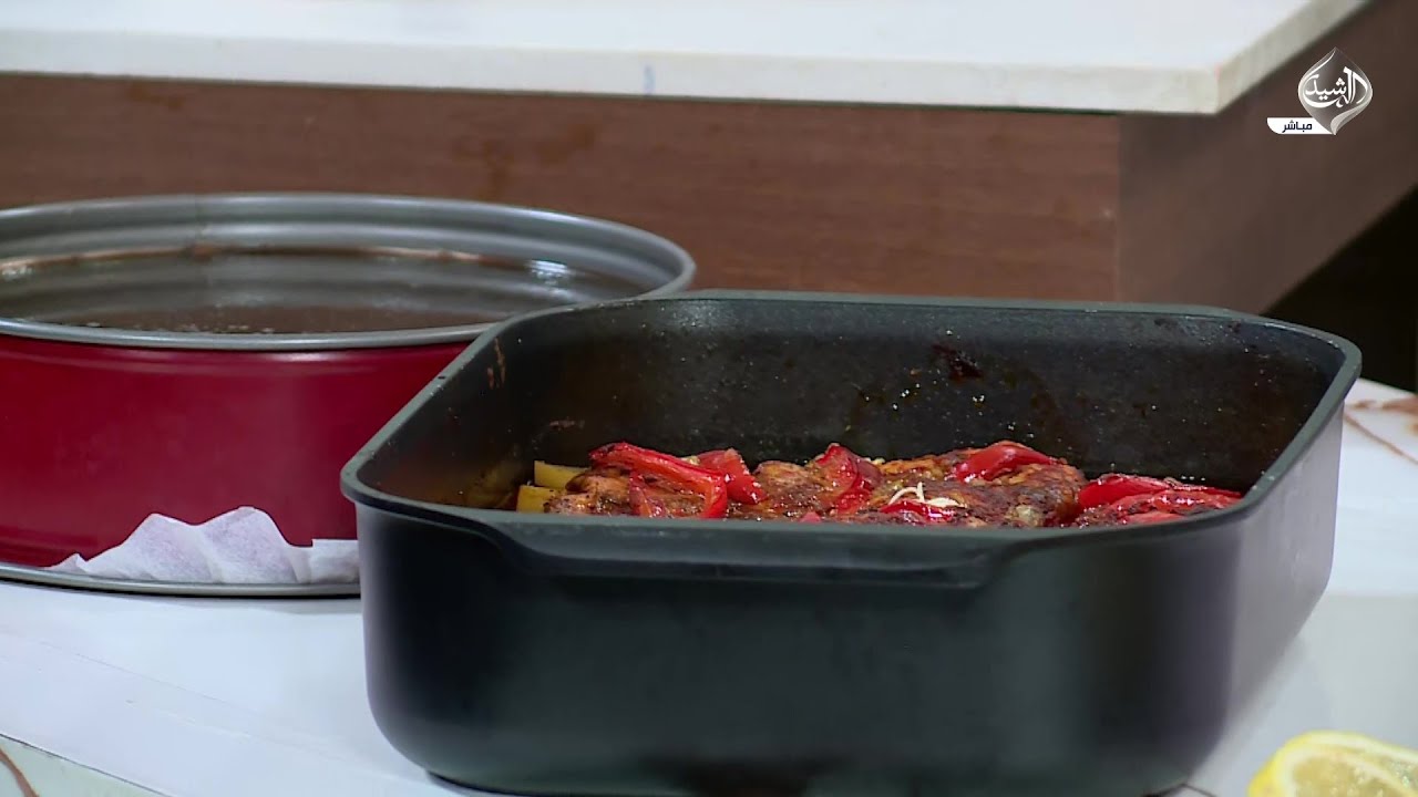 مطبخي مع الشيف اية || طريقة تحضير تبسي دجاج بالبطاطا والرز الاصفر المدخن