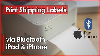 Outdated See Description for Update: Print shipping label to Bluetooth printer from iPhone &amp; iPad