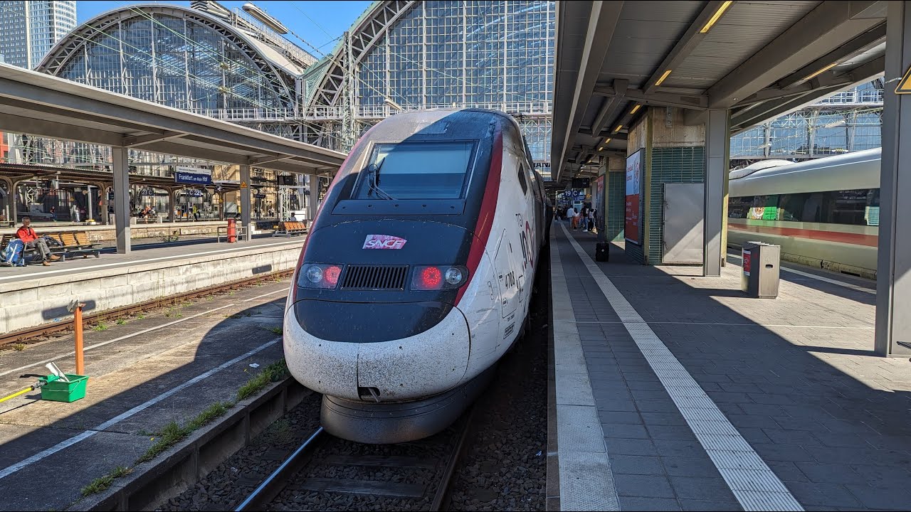TGV inOui DB-SNCF 2N2 Euroduplex Frankfurt am Main Hauptbahnhof - Paris-Est via Sarrebrücken