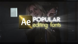 popular editing fonts | any editing program screenshot 4