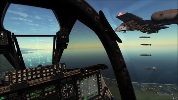 A-10C carpet bombing