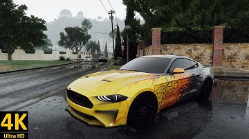 Ford Mustang GT 2018 [Add-On] - GTA 5 Cars - 4K Ultra Realistic Graphics NaturalVision Evolved RTX