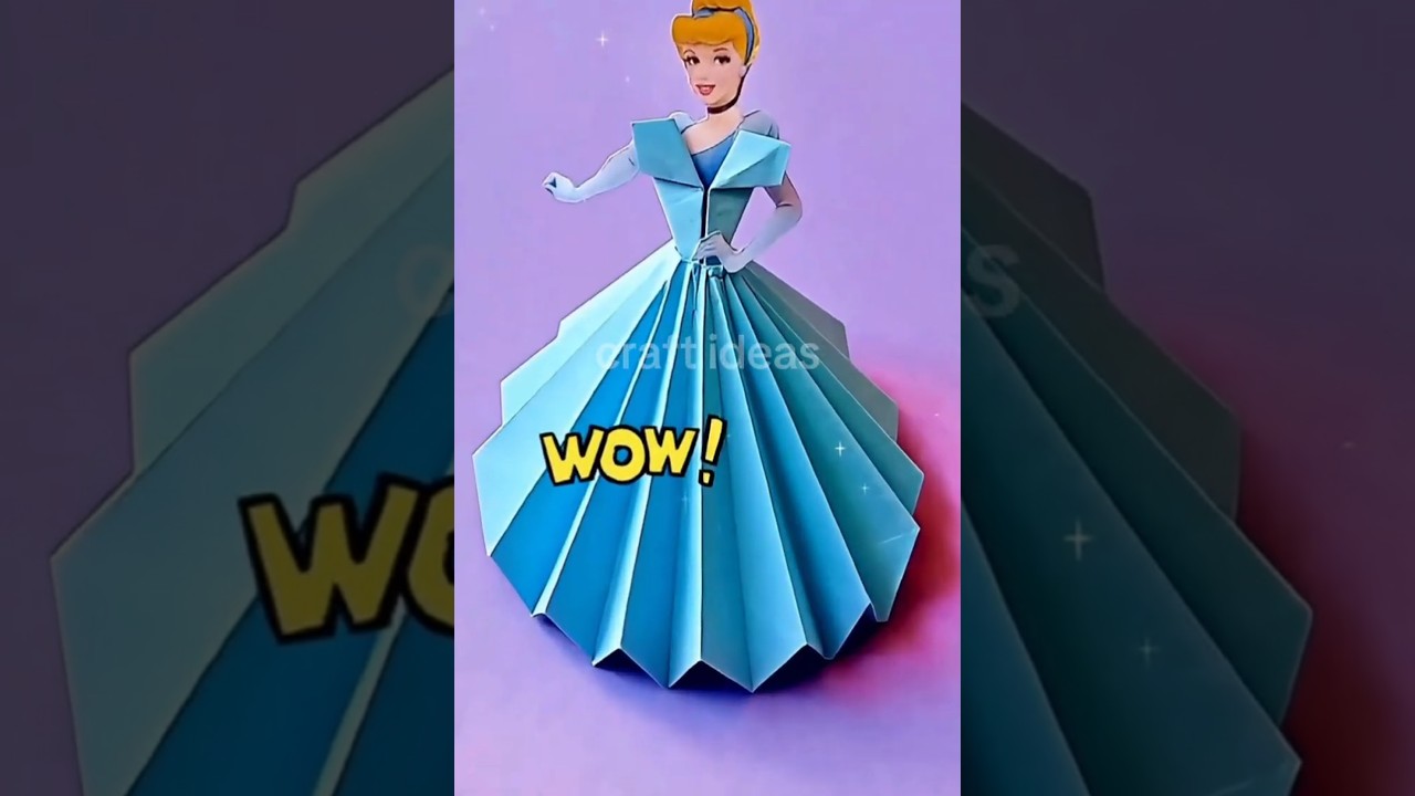 How to Make a Cinderella Paper Doll – Easy & Fun Craft 