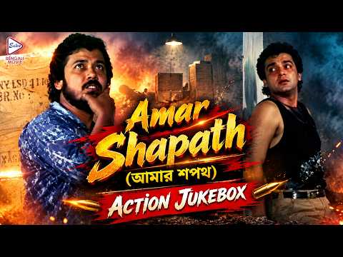 Amar Shapath (আমার শপথ) | Action Jukebox 2 | Prasenjit Chatterjee,Soumitra Chatterjee, Satabdi Roy