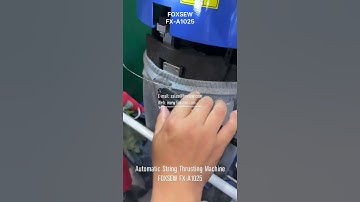 Automatic String Thrusting Machine for Pants