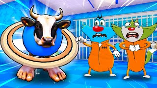 Roblox Oggy Escaping La Vaca Saturno Saturnita Prison With Jack
