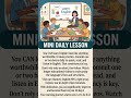 mini daily lesson | improve your English daily with lesson #improveenglish#howtospeakenglish#shorts