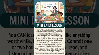 mini daily lesson | improve your English daily with lesson #improveenglish#howtospeakenglish#shorts