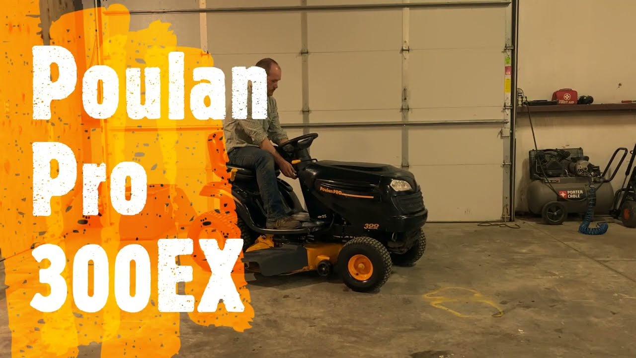 SOLD: Poulan Pro 300EX (42”) Lawn Tractor - YouTube