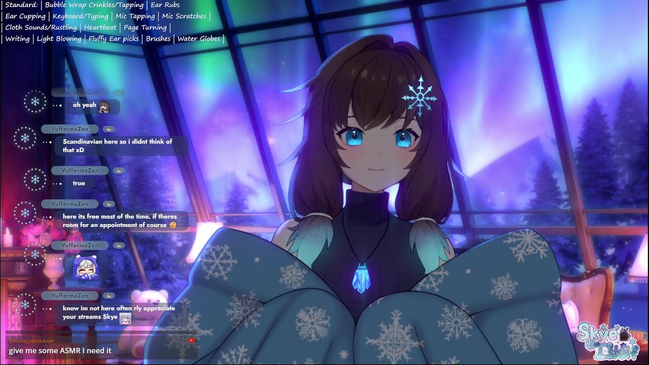 [VOD 6/2] [EN VTuber] Comfy ASMR ❄️Chill Stream~