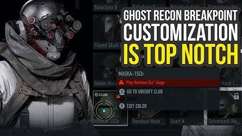 Ghost Recon Breakpoint Customization - Character, Gear, Special Shop & More (Breakpoint Ghost Recon)