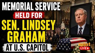 Live: President Trump,Netanyahu And Other Leaders Attend The Funeral For Senator Lindsey Graham