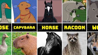 Bob's Burger Animals in Real Life