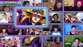 STEEL BALL RUN - OPENING "SPIN" BY "Kroi" || [ REACTION MASHUP ]