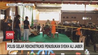 Polisi Gelar Rekonstruksi Penusukan Syekh Ali Jaber