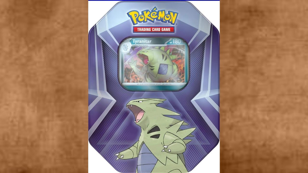 Tyranitar Walgreens Tin Opening (Triple Whammy)