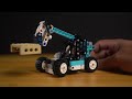 Lego technic  telehandler unboxing and speed build asmr