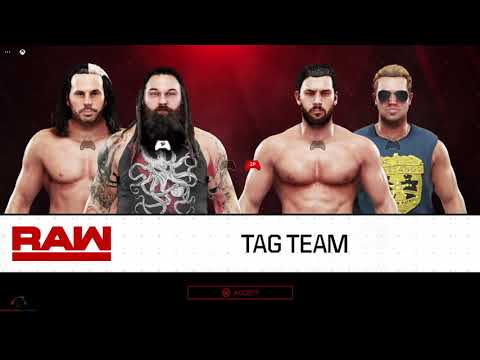 WWE 2K19 XBOX Series X Gameplay - Matt Hardy and Bray Wyatt vs Fandango vs Tyler Breeze