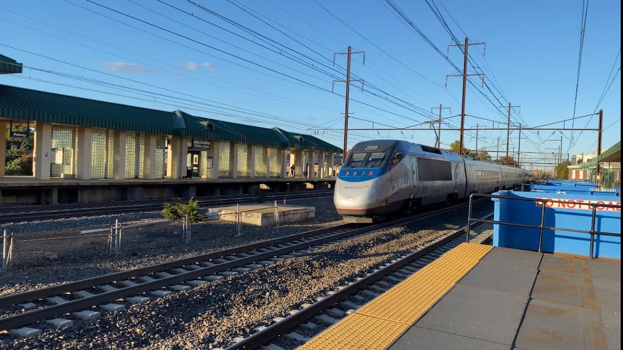 Railfanning at Rahway Station YouTube