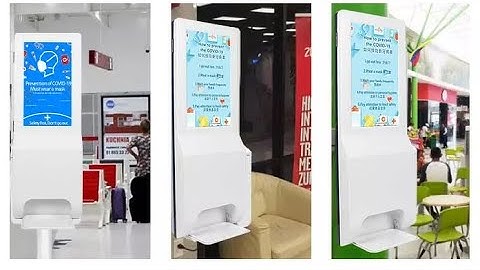 21.5inch Auto Sanitiser Dispensor LCD Kiosk